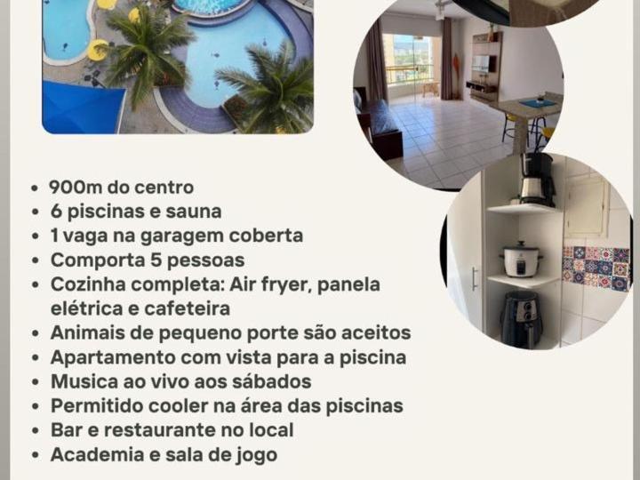 Jardins Das Thermas - Caldas Novas Vista Para Piscina Exteriér fotografie